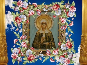Матрона Московская икона