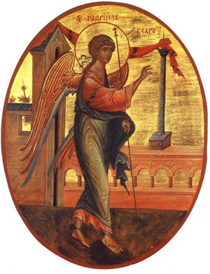 Святой лик архангела Гавриила