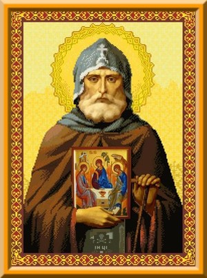 Явление Александру Свирскому Святой Троицы