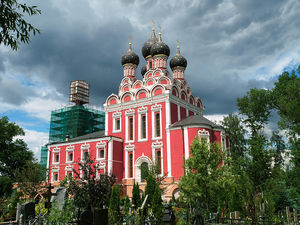 Тихвинский храм в Алексеевкском